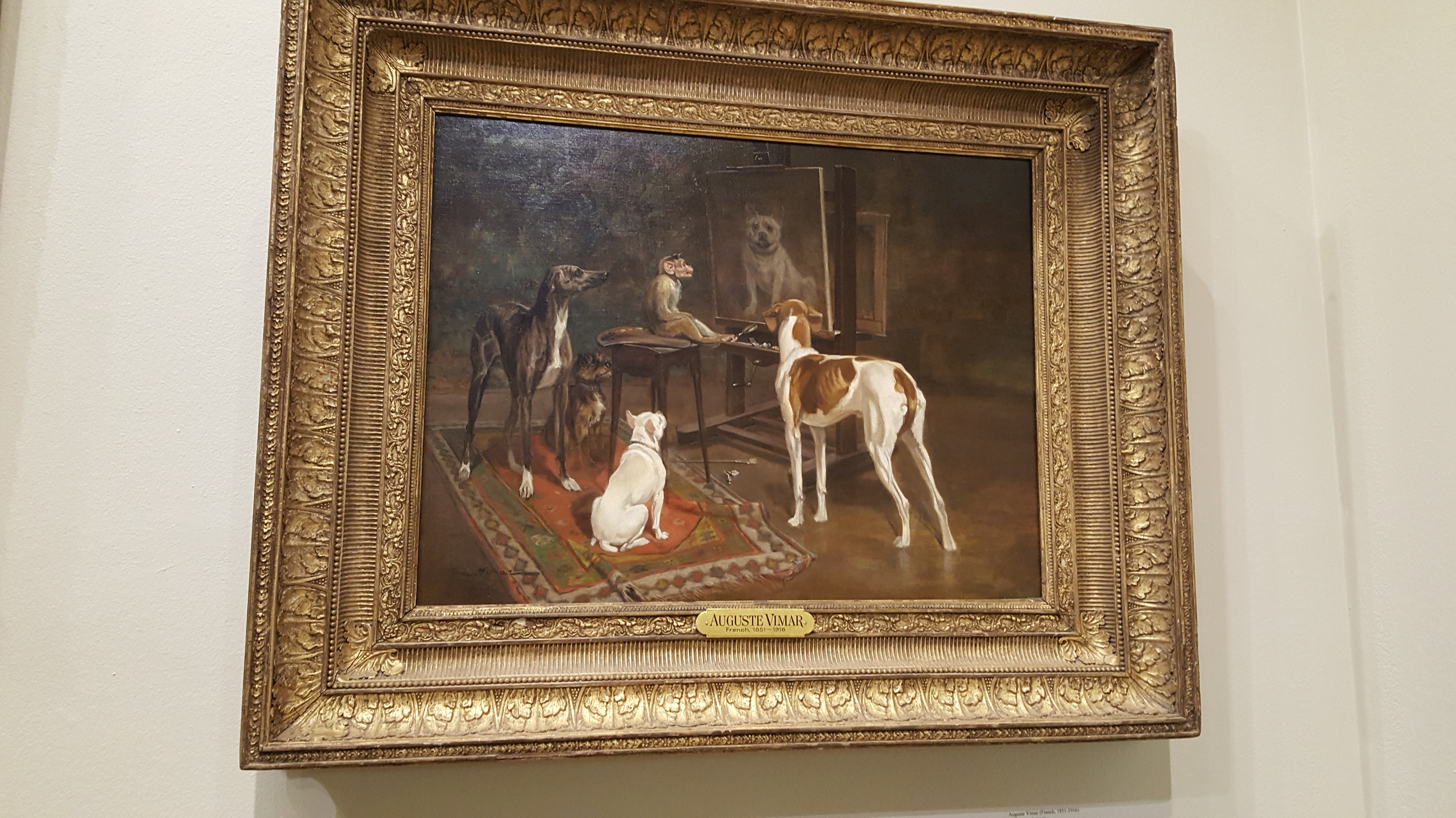 Dogs Invade Plant Hall in 19th Century Art